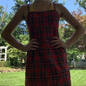 Super cute min red plaid dress!<3